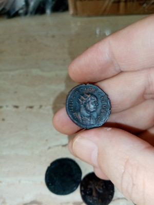 Lot 4 monede autentice Imp roman, antoninianus, imp Probus, 276-282 e.n, bronz foto