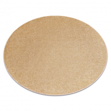 Covor rotund EXCELLENCE aur 511 simplu, melange, cerc 133 cm