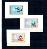 Manama 1969 - Apollo 11, aselenizarea, serie colite nedantelate neuzate