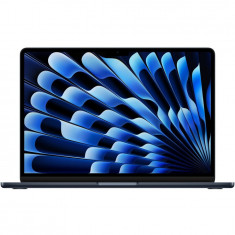 Laptop Apple MacBook Air 13.6&#039;&#039;, cu procesor Apple M3, 8 nuclee CPU si 10 nuclee GPU, 16GB, 1TB, Midnight, INT KB