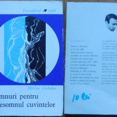 Mircea Ciobanu , Imnuri pentru nesomnul cuvintelor , 1966 , editia 1 , debut