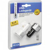 Set Incarcator Auto USB 12V 2,1A 2 Buc Cartrend 80257, General