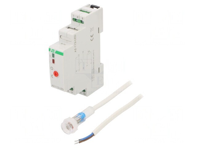 &Icirc;ntrerupător Crepuscular DIN 230V LED