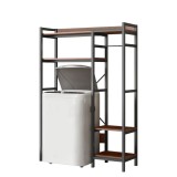 Cumpara ieftin Raft deasupra masinii de spalat, stejar negru Delsin 100x34x171
