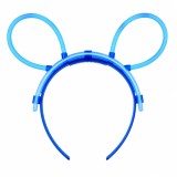 Cumpara ieftin Cordeluta fluorescenta cu urechi, accesoriu Glow Party, decorativa, plastic, albastru