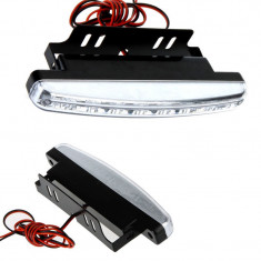 Lumini de zi, daytime running lights, DRL, proiectoare cu led, 6 leduri