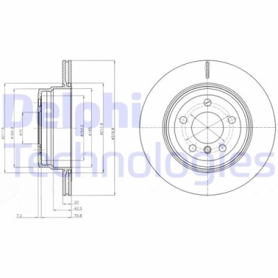 Delphi Disc frana foto