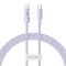 Cablu USB-C la Type-C, Super Fast Charging 100W, 2m - Baseus Gem (P10373000511-01) - Nebula Purple