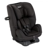 Scaun auto Graco SlimFit i-Size 0-12 ani Midnight, R129, protectie laterala, inclinare, tetiera reglabila, insert nou nascut