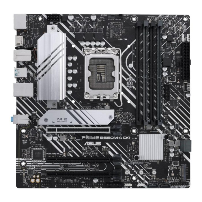 Placa de baza Second Hand Asus PRIME B660M-A D4, Socket LGA1700, mATX, Shield, Cooler NewTechnology Media
