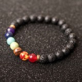 Cumpara ieftin Brățară Chakra Piatră Lavă ReiChi