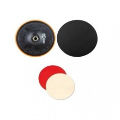 Suport polizor unghiular, Disc pasla slefuit lustruit prindere arici ,Set 2 piese ,diametru 125 mm