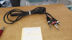 Cablu 2 Jack 6.3 Tata - 2RCA Tata #A6625 foto
