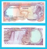 Sao Tome &amp; Principe (p#61) 500 Dobras 1989 UNC 'Țestoasă de Mare' serie: AD77190xx; (ROG CITITI DETALIILE!); Margine alba
