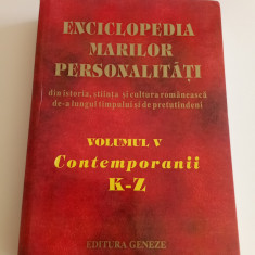 Enciclopedia marilor personalități-VOL V-Contemporanii - K-Z