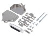 Mufă Mamă D-Sub 25 Pin Lipire pe Cablu Set Complet, MH CONNECTORS