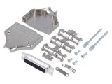 Mufă Mamă D-Sub 25 Pin Lipire pe Cablu Set Complet, MH CONNECTORS