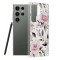 Husa pentru Samsung Galaxy S23 Ultra S918, Techsuit, Marble, Alba