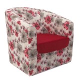 FOTOLIU TUDOR - FLORAL ROSU/STOFA DIVERSE CULORI - Stofa Floral-rosu CK25
