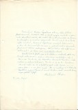 A3567N Vladimir Streinu (Nicolae Iordache), act scris și semnat olograf, 1965