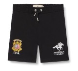 Cumpara ieftin Pantaloni scurti pentru copii American College, unisex, negru, 12 ani - OUTLET