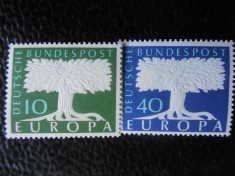GERMANIA-EUROPA CEPT-SERIE COMPLETA-NESTAMPILATE foto