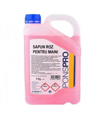 Sapun lichid Gelpons Roz, 5 litri foto