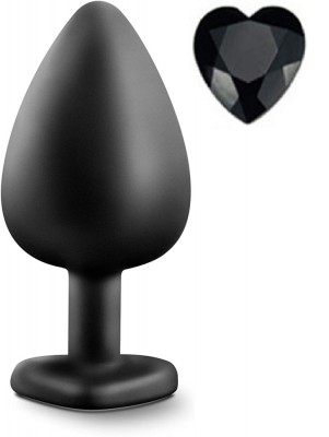 Dop Anal Brighty Large Silicon Negru/Negru Mokko Toys foto