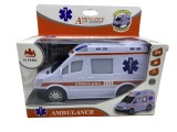 Masina ambulanta cu baterii sunet si lumini