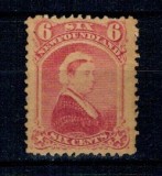 Newfoundland 1870 - Regina Victoria, 6c, nestampilat