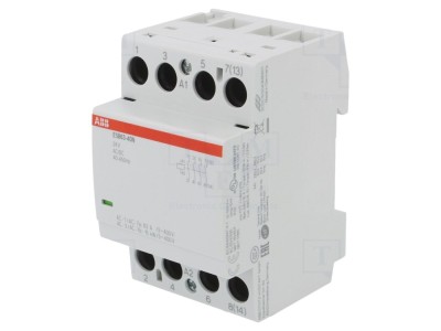 Contactor modular 4-poli 63A 24VAC/24VDC foto