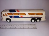 Bnk jc Roxy Toys Hong Kong - Grey Hound Bus - cu frictiune