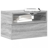 Cumpara ieftin Noptiere de perete, 2 buc., sonoma gri, 45x26x28,5 cm