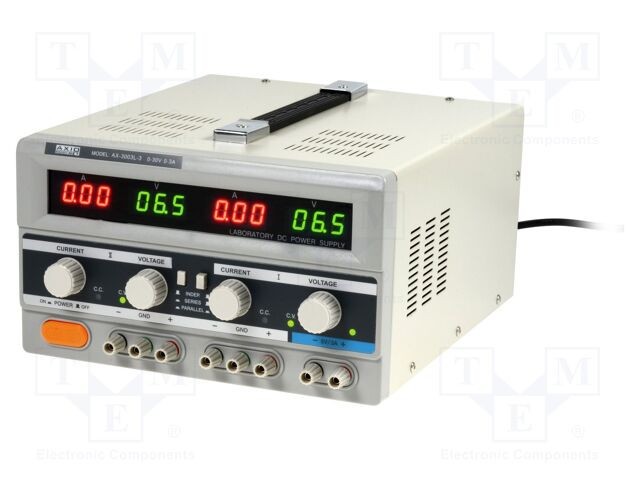 Alimentator laborator liniar multicanal AXIOMET 0&divide;30VDC 0&divide;3A