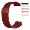 Curea tip Milanese Loop, compatibila Apple Watch 10, 42mm, Metalic Red