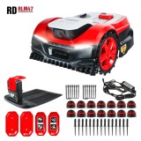 Robot de tuns gazon Raider RD-RLM47, 22 cm, 20V 4Ah, Wi-Fi