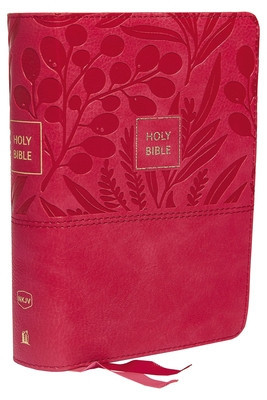 Nkjv, Reference Bible, Compact, Leathersoft, Pink, Red Letter Edition, Comfort Print: Holy Bible, New King James Version foto