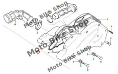 MBS Filtru aer complet Piaggio X9, Cod Produs: 828643PI