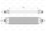 VALEO 818824 Intercooler, compresor