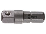Adaptor 1/4" pătrat, soclu 1/4", lungime 25 mm