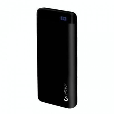 BATERIE EXTERNA CELLARA COLECTIA PULSE CAPACITATE 10000 MAH - NEAGRA foto