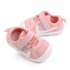 Adidasi roz cu dungi albe si gri (Marime Disponibila: Marimea 25), Superbaby