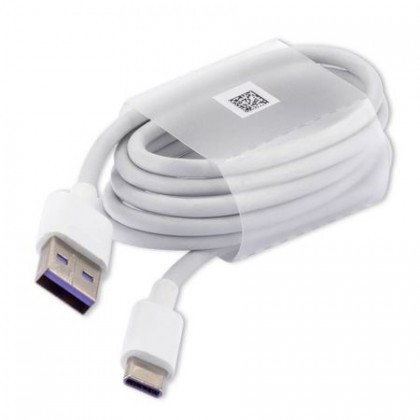 Cablu de date USB la USB Type-C, USB 3.1, 5A, Huawei AP71 HD1289 Alb Original