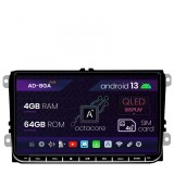 Cumpara ieftin Navigatie Volkswagen, Skoda, Seat, Android 13, A-Octacore 4GB RAM + 64GB ROM, 9 Inch - AD-BGAW9AC