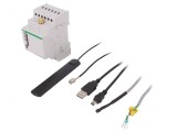 Telemetric PLC pentru șină DIN 230VAC relee IP20 3W