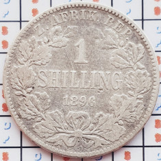 1135 Africa de sud 1 Shilling 1896 Zuid Afrikaansche Republiek km 5 argint