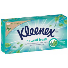 Servetele uscate Kleenex BOX Natural Fresh, 64 buc