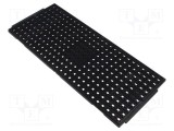 Tăviță ESD 7x7x1mm neagră ANTISTAT 150&deg;C