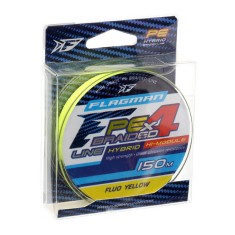 Fir Flagman PE Hybrid F4 FluoYellow 0.23mm / 150m