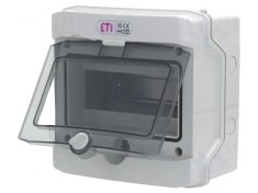 Carcasă IP65 Gri Deschis pentru Aparatură Modulară 8 Module